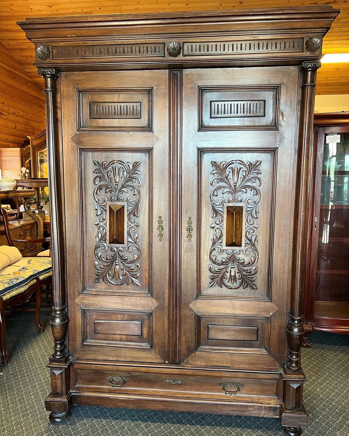Where does the word armoire come from?